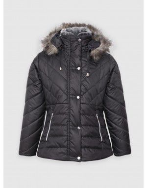 Girls  Quilted jacket black